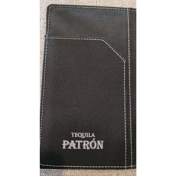 Patron Tequila Used Small Portfolio/Card Holder Bar Tab Booklet Used - Picture 3 of 6